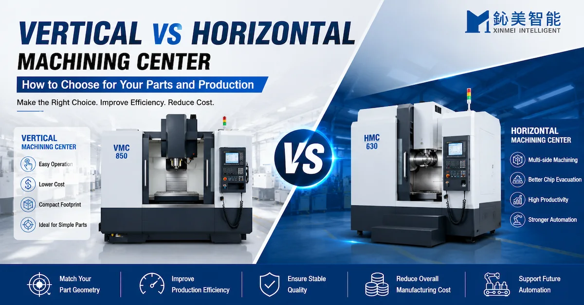 Vertical vs Horizontal Machining Center: How to Choose for Your Parts and Production
