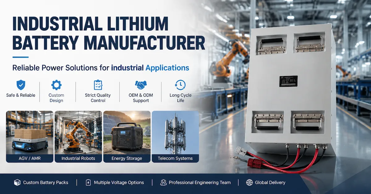 Industrial Lithium Battery Manufacturer: Complete Manufacturing Process and OEM Quality Guide Industrial Lithium Battery Manufacturer: Complete Manufacturing Process and OEM Quality Guide