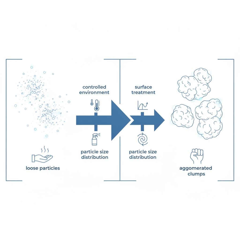 prevent particle agglomeration