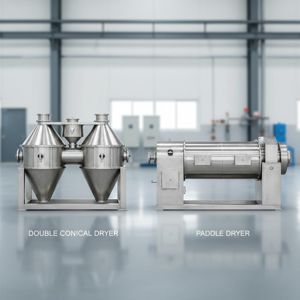 Double Conical vs Paddle Dryer