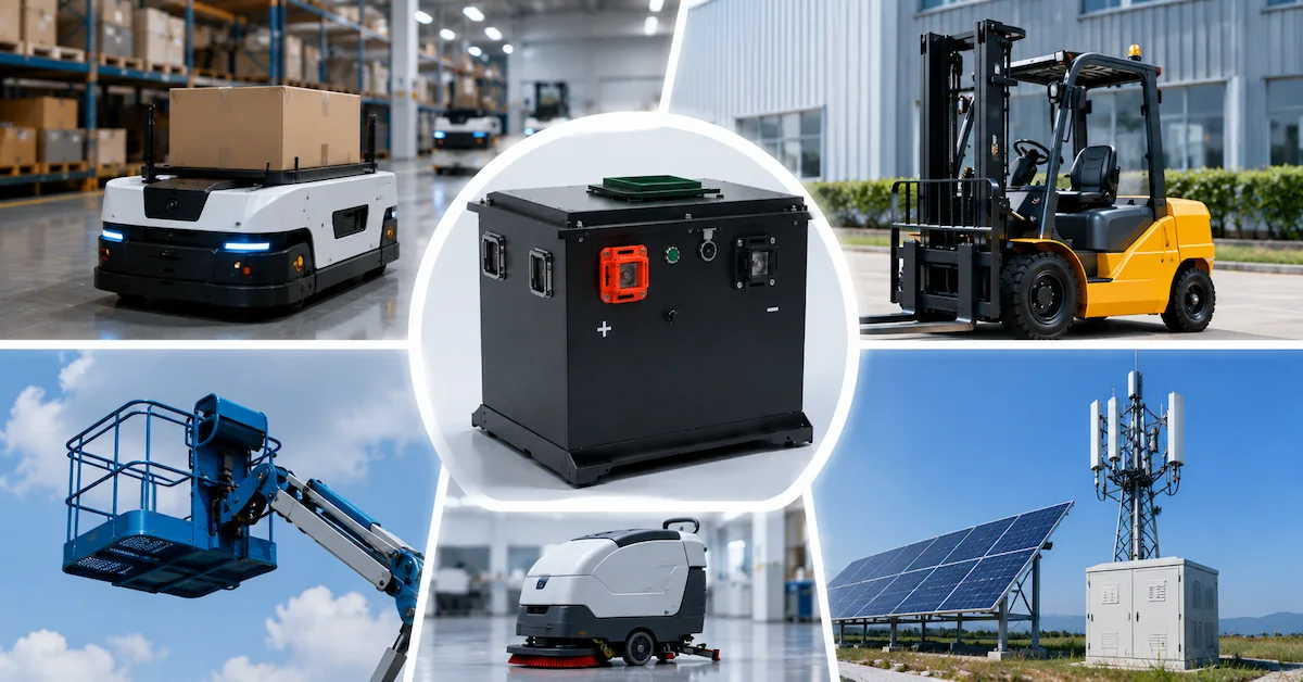 51.2V 108Ah lithium battery applications