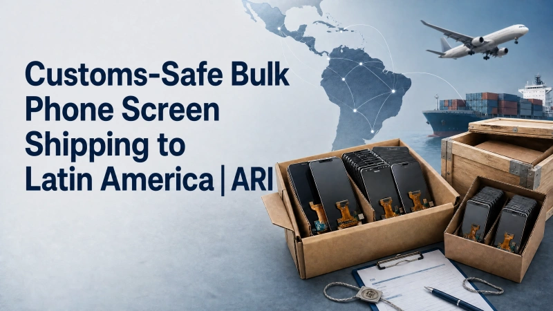 Customs-Safe Bulk Phone Screen Shipping to Latin America 丨ARI