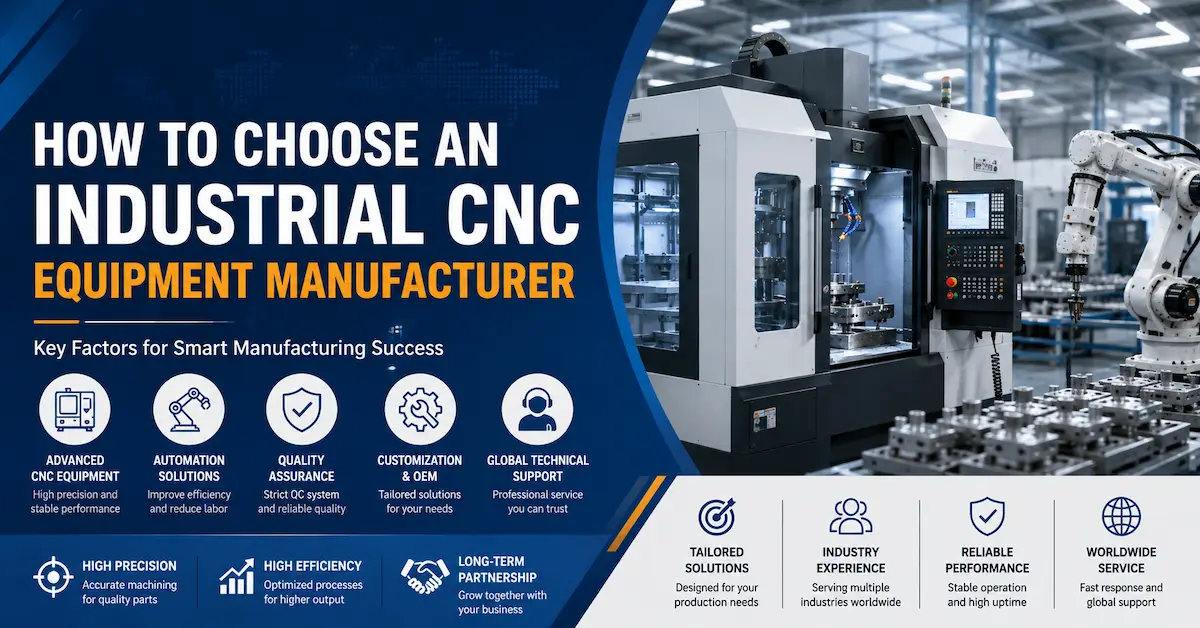 How to Choose an Industrial CNC Equipment Manufacturer for Stable Production