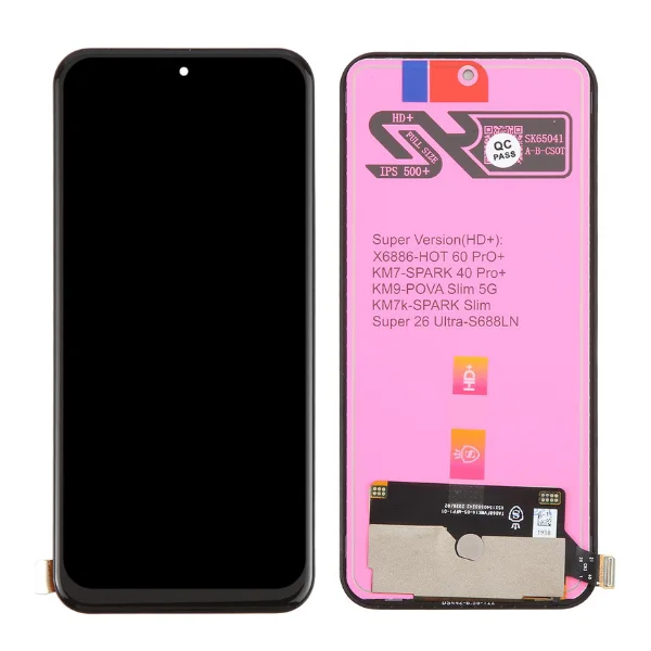 For Tecno Spark Slim LCD Display Touch Screen Digitizer Assembly Without Frame