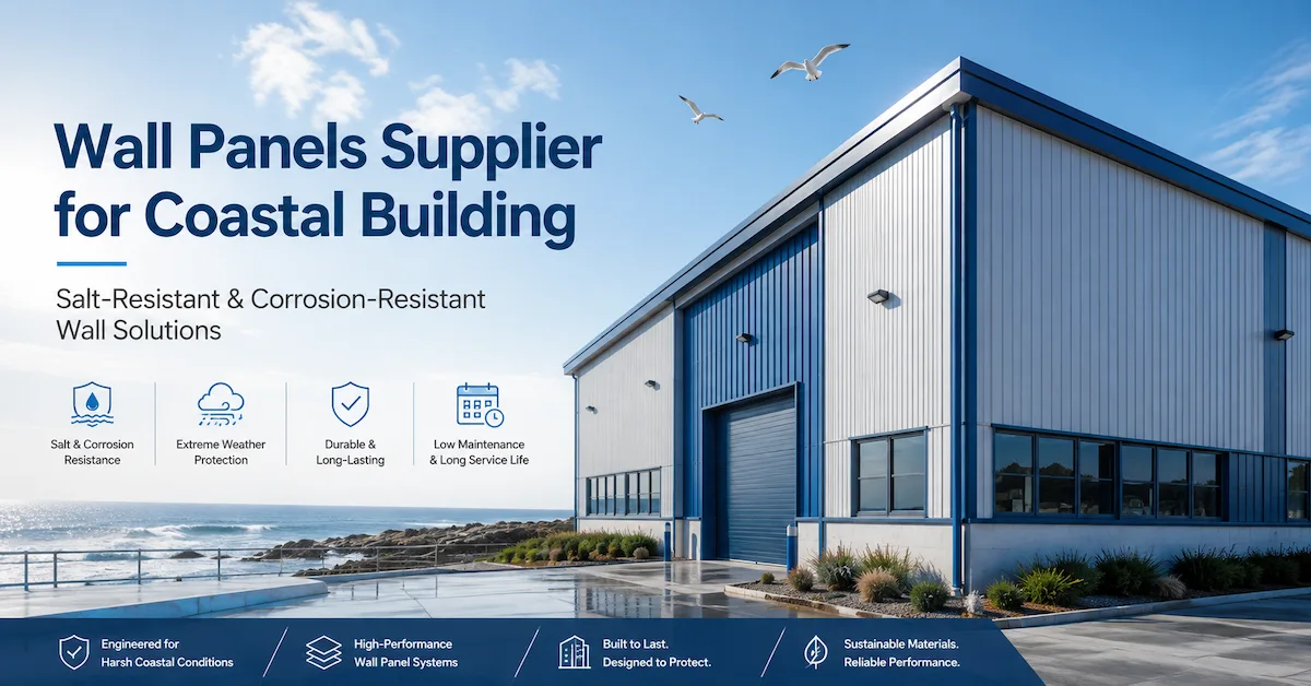 Wall Panels Supplier for Coastal Building: How to Choose Panels for Salt, Humidity, and Harsh Seaside Conditions