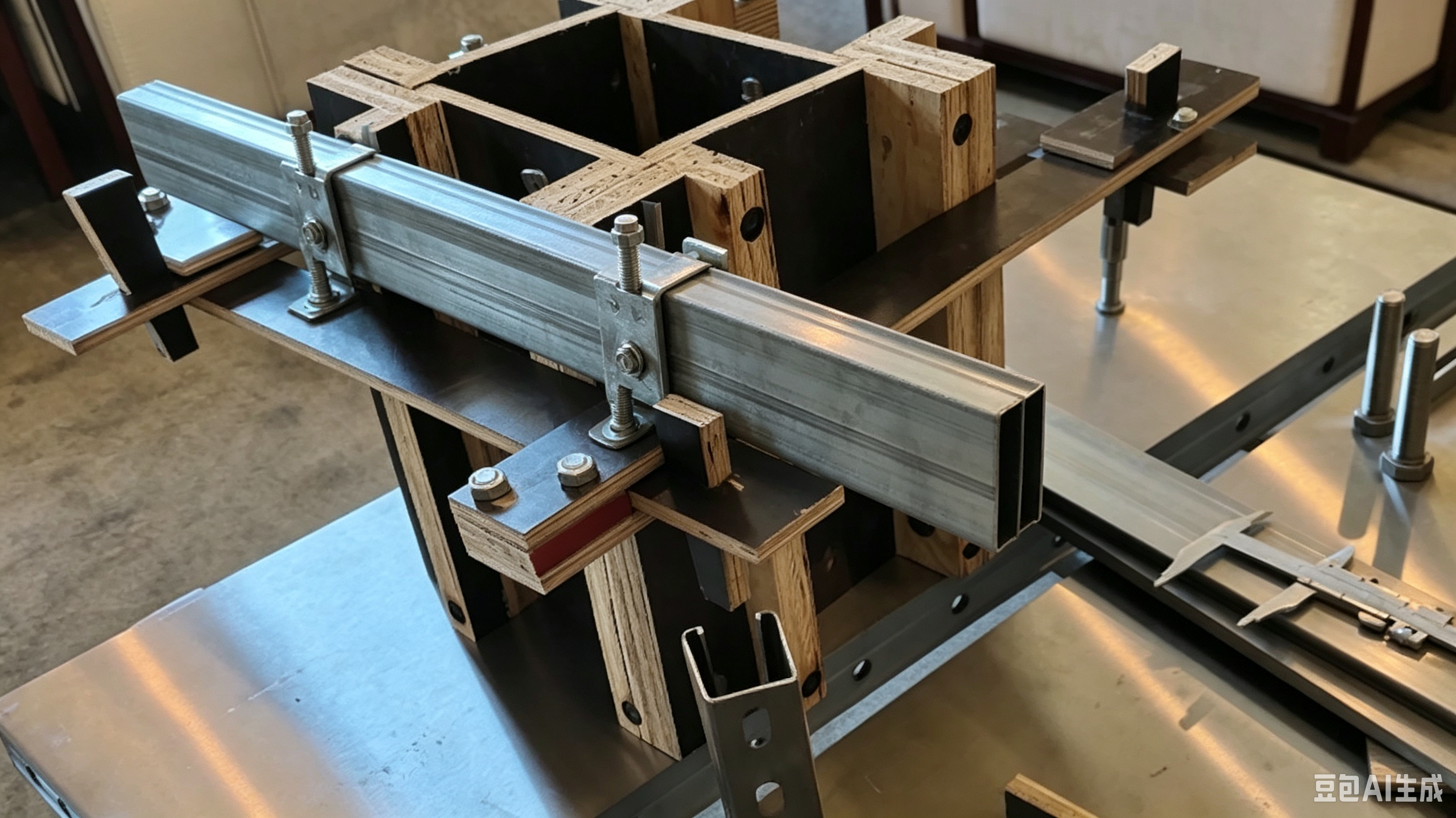 TABLE Modular Waler System light steel keel structure, modular waler components for formwork reinforcement.png