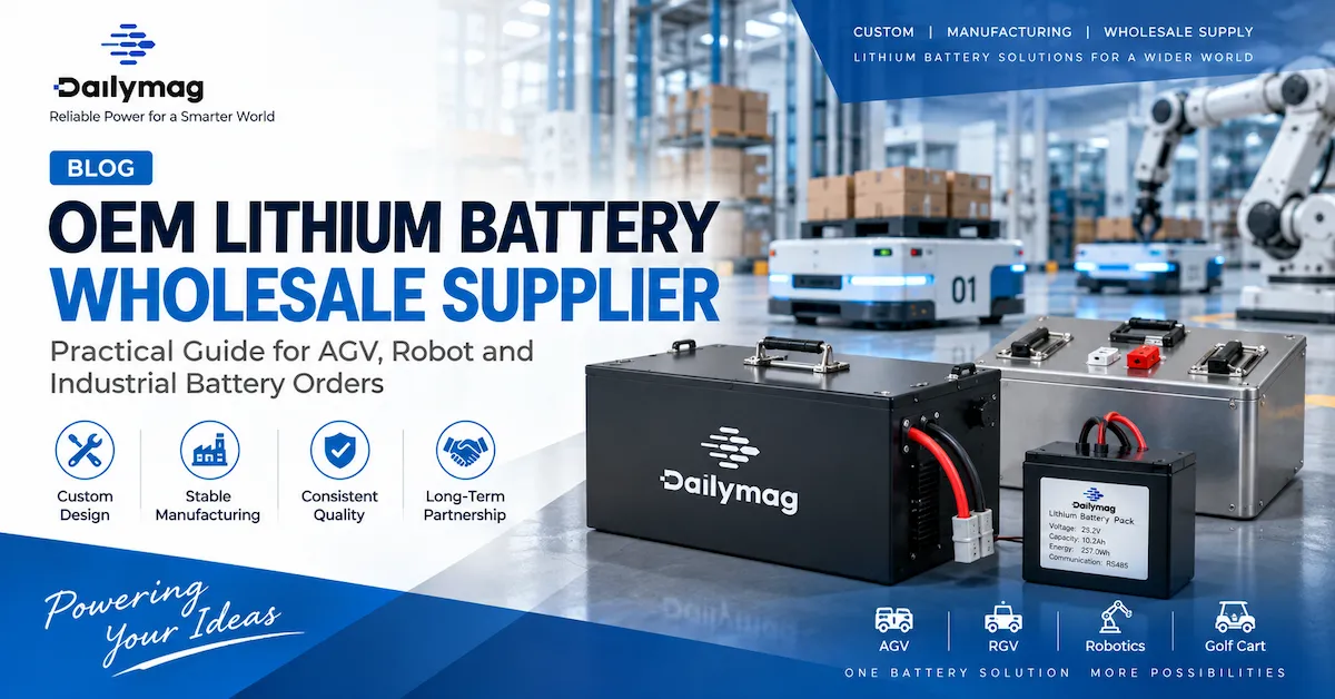 OEM Lithium Battery Wholesale Supplier: Batch Control for AGV and Robot Orders OEM Lithium Battery Wholesale Supplier: Batch Control for AGV and Robot Orders