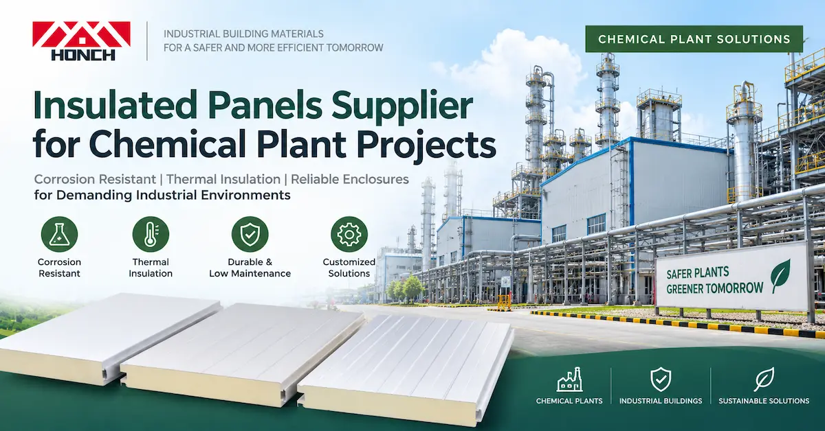 Insulated Panels Supplier for Chemical Plant Projects: How to Check Corrosion, Insulation and Supply Risk