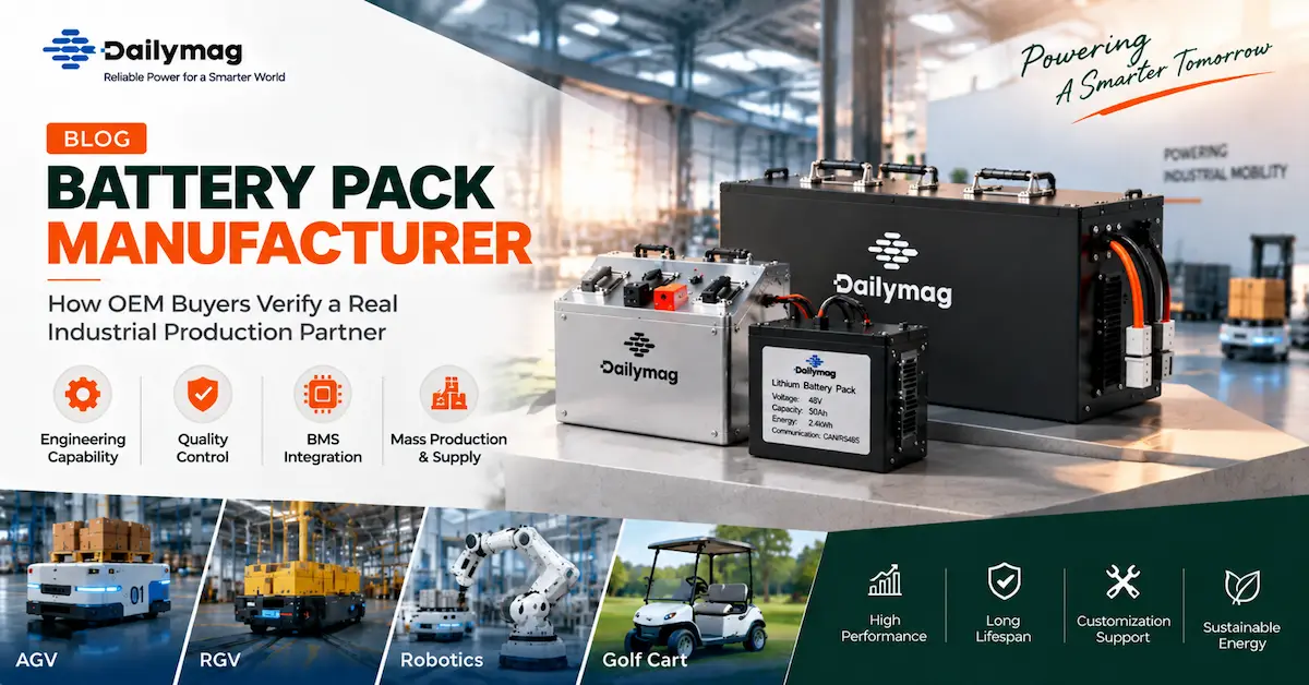 Battery Pack Manufacturer: How OEM Buyers Verify a Real Industrial Production Partner