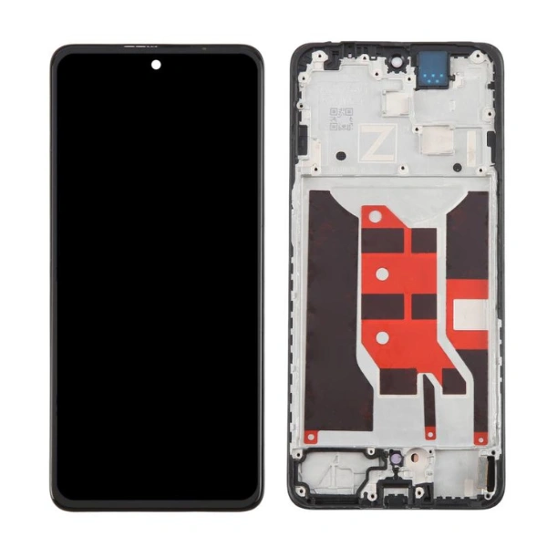 For Oppo Reno12 F 4G LCD Display Touch Screen Digitizer Assembly With Frame