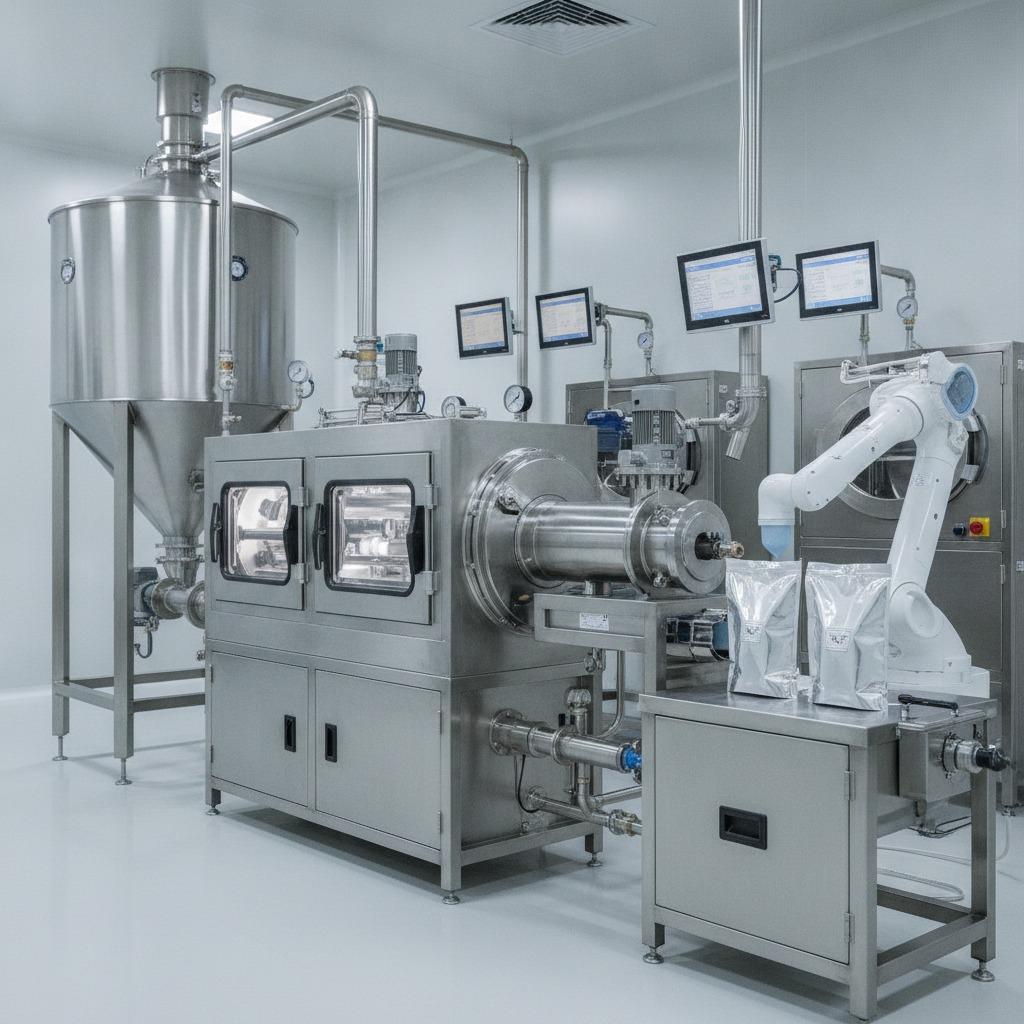 cosmetic raw material drying