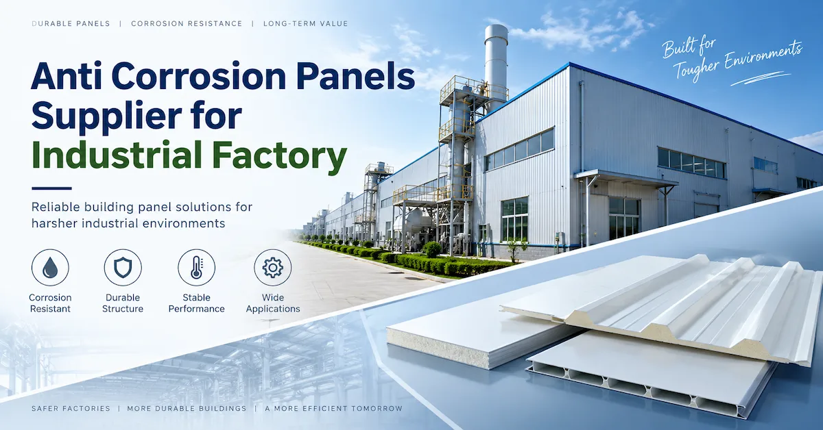 Anti Corrosion Panels Supplier for Industrial Factory: Corrosion Exposure and Material Selection Guide