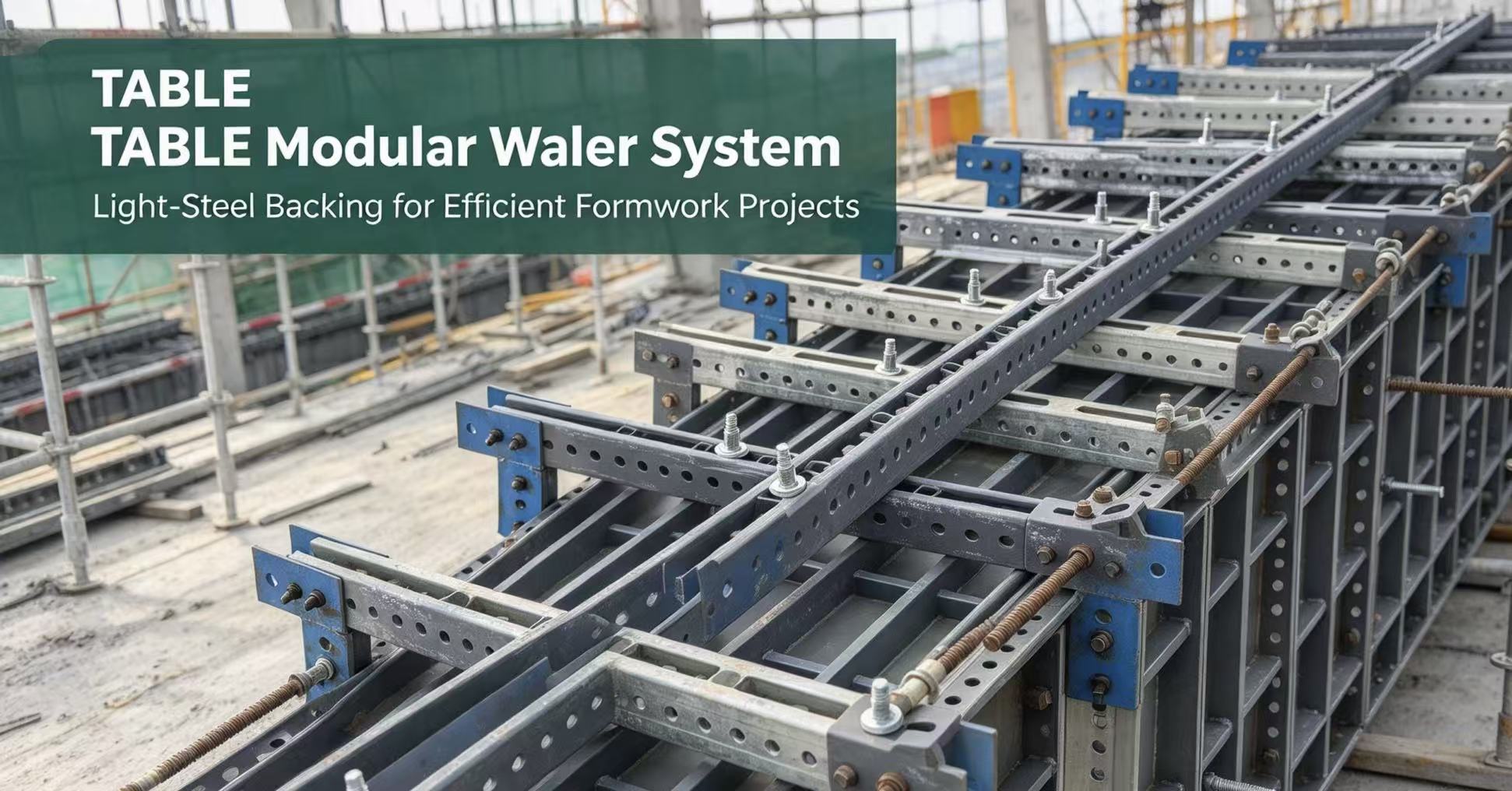 TABLE Modular Waler System: Optimized Light‑Steel Backing Solution for Southeast‑Asia Formwork Projects