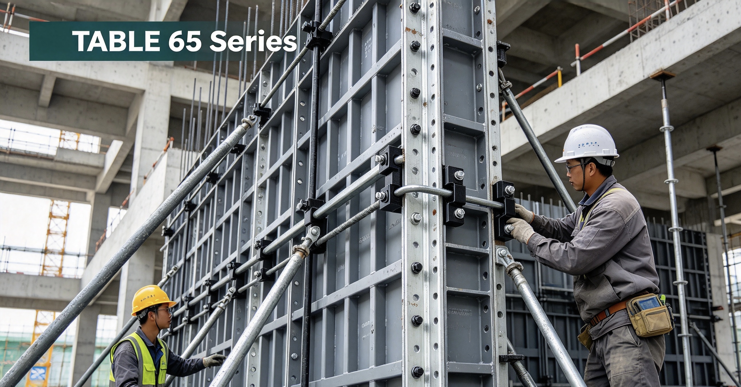 TABLE 65 Series Modular System: High‑Strength Light‑Weight Steel Formwork for Southeast‑Asia Multi‑Storey Construction