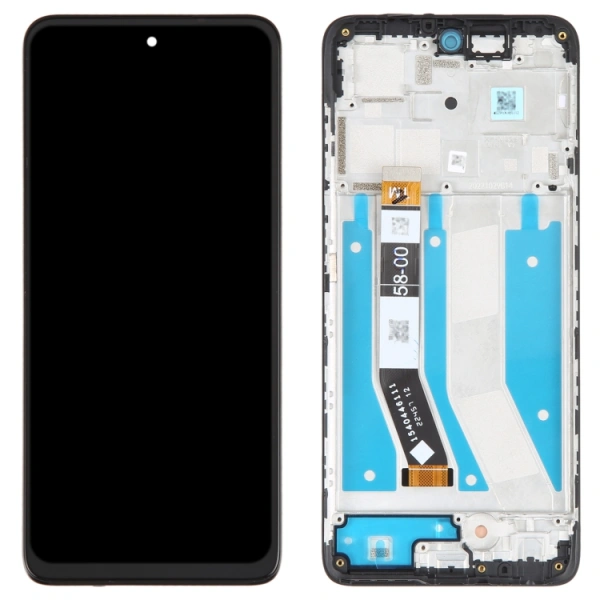 For Motorola Moto G73 LCD Display Touch Screen Digitizer Assembly With Frame